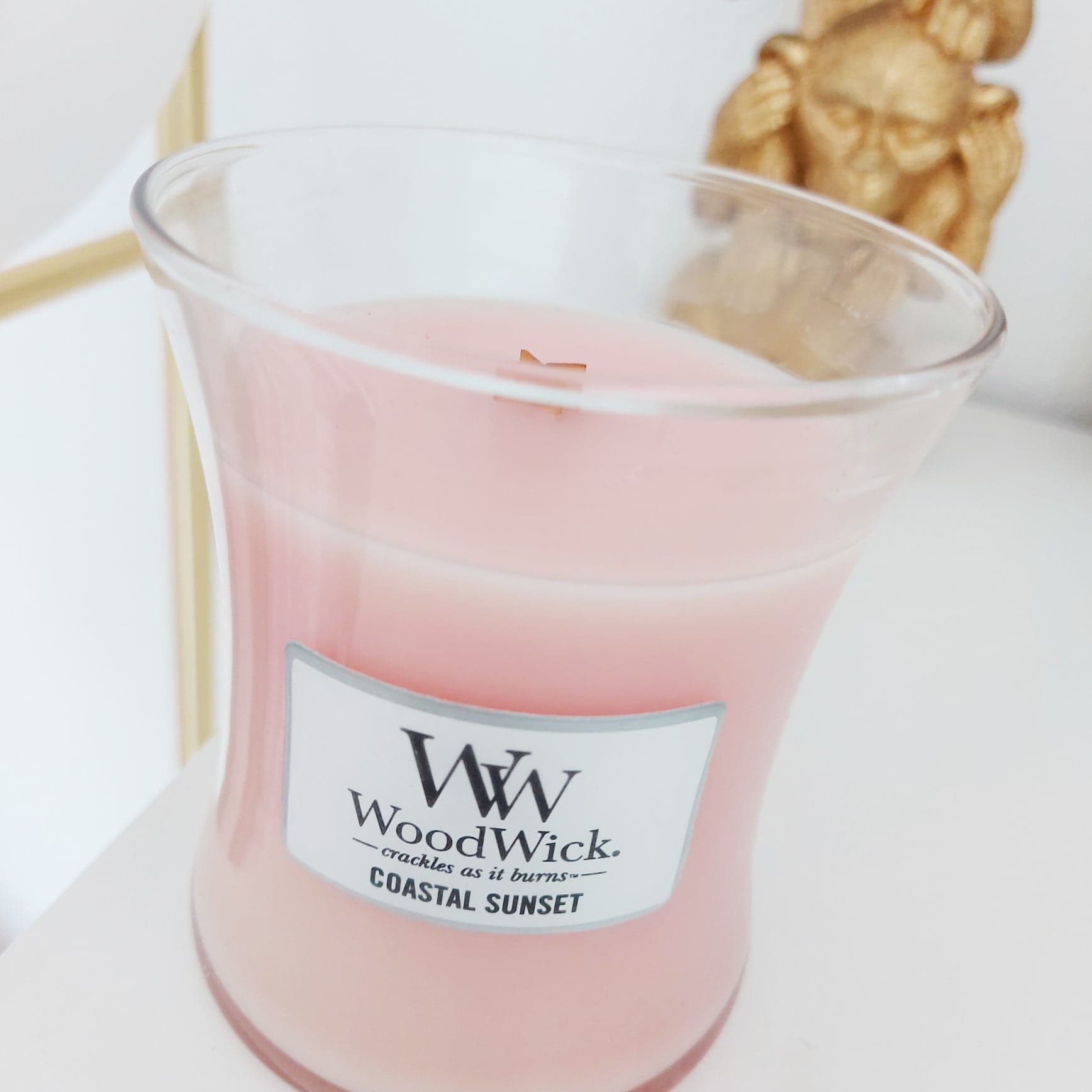 Woodwick Coastal Sunset review Woodwick kaars met houten lont