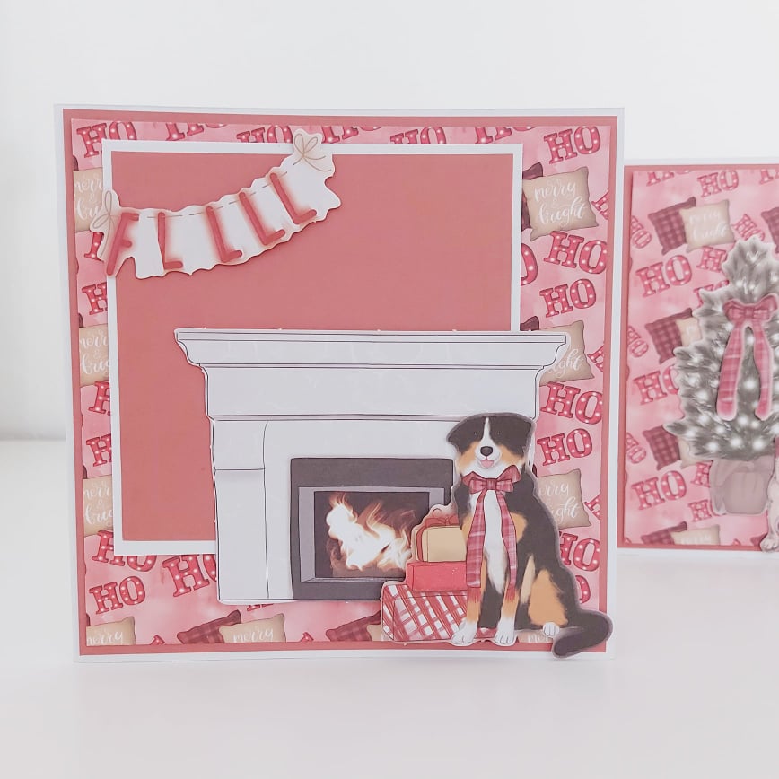 Kerstkaarten maken met Action DecoTime Crafts papierblokken