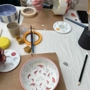 workshop keramiek schilderen