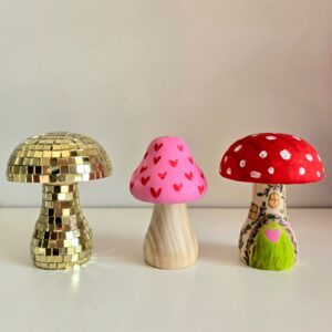 Houten Paddenstoelen Schilderen Action Knutselen