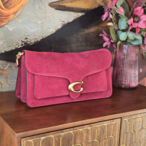 Roze Coach Tabby 36 Fuchsia Suede